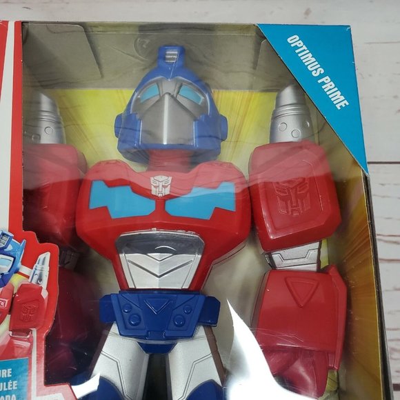 New Transformers Rescue Bots Academy Mega Mighties Optimus Prime Action Figure - Picture 10 of 12